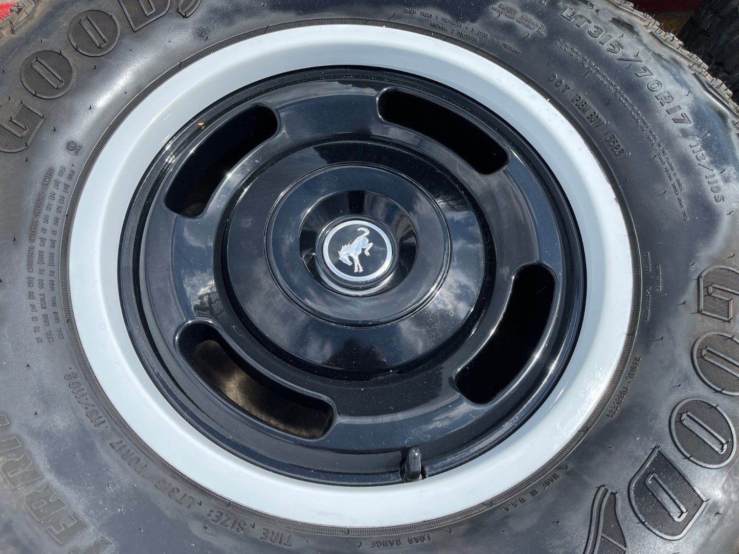 17" Ford Bronco HERITAGE Edition wheels rims SET white GOODYEAR 35"
