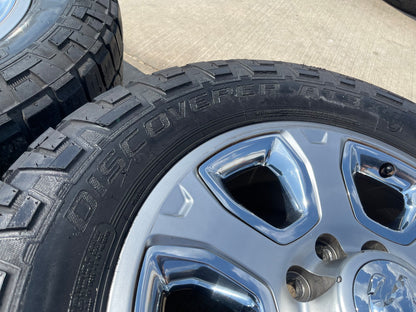 20" Dodge Ram 2500 3500 OEM 2477 CHROME wheels rims tires SET