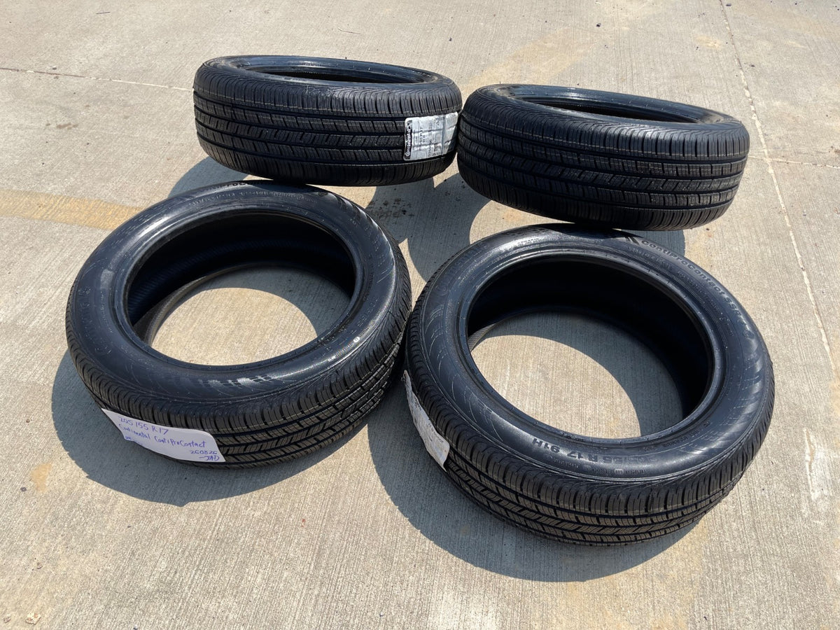 (4) 205/55/17 Continental Contipro Contact SSR 91H M+S 205/55R17 tires NEW