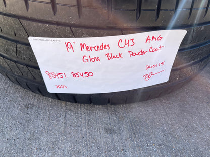 19" Mercedes AMG C E S Class OEM 85450 85451 wheels rims tires PIRELLI