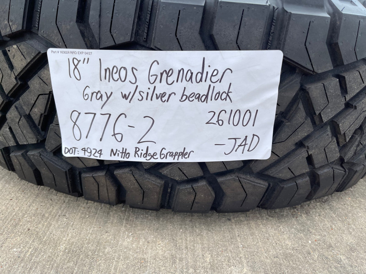 (4) 18" INEOS Grenadier OEM 2774-1 wheels rims Beadlock 2025 2026 2027 NEW NITRO