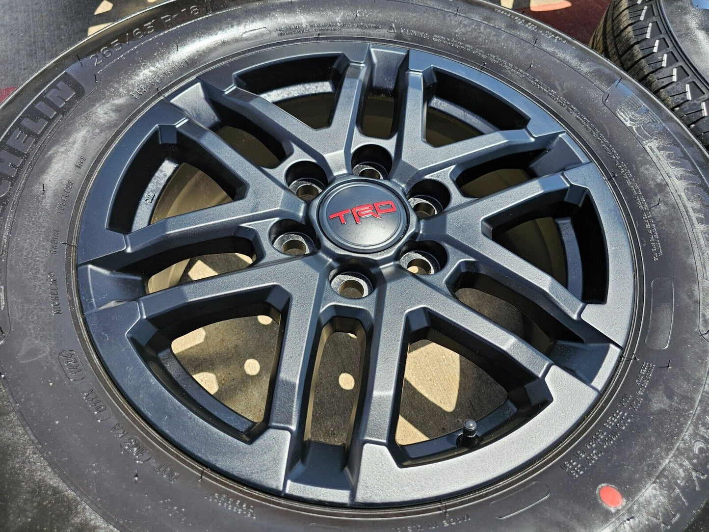 18" Toyota Tacoma 4Runner TRD OEM black wheels rims tires 2024 2025 NEW