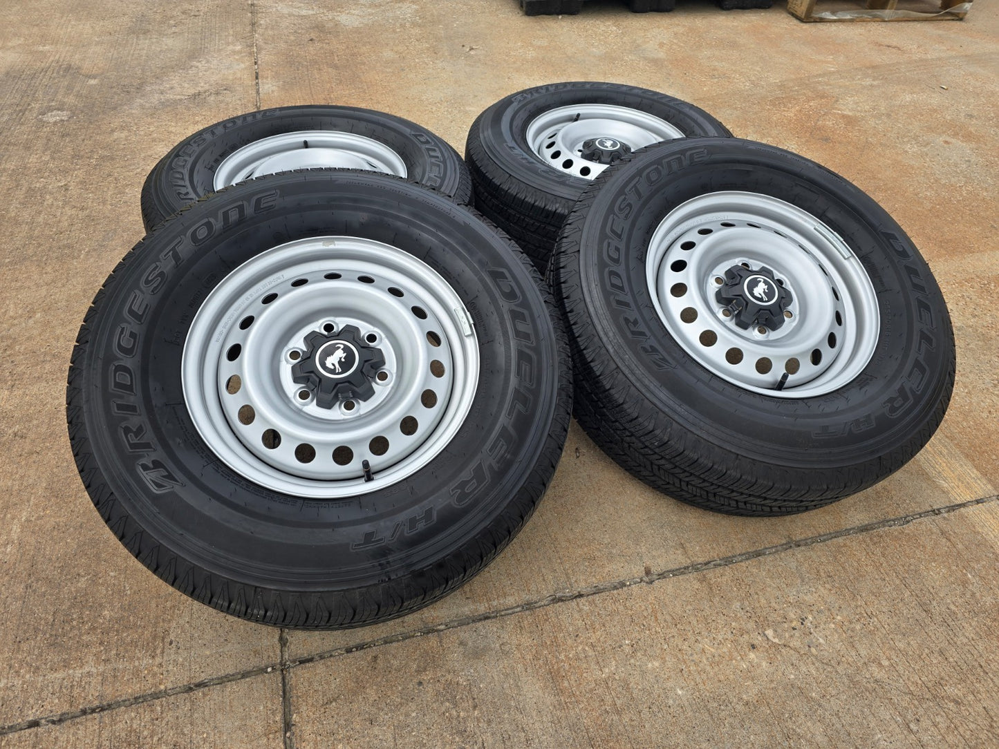 16" Bronco Ford Ranger steel wheels rims tires SET 10226 2022-2027