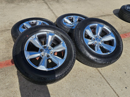 20" Dodge Ram 1500 OEM Laramie wheels rims 2681 tires HANKOOK DYNAPRO A/T2