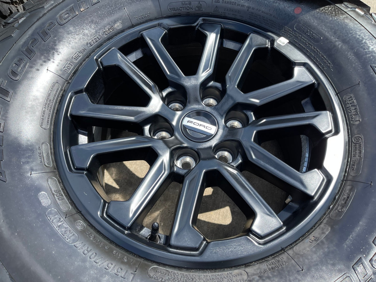 17" Ford F-150 Raptor OEM 10611 rims wheels Bronco 2024 2025 2026 2027 NEW BFG