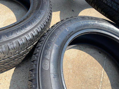 (4) 245/60/20 Yokohama Geolander G96 tires 245/60R20 Toyota 4Runner