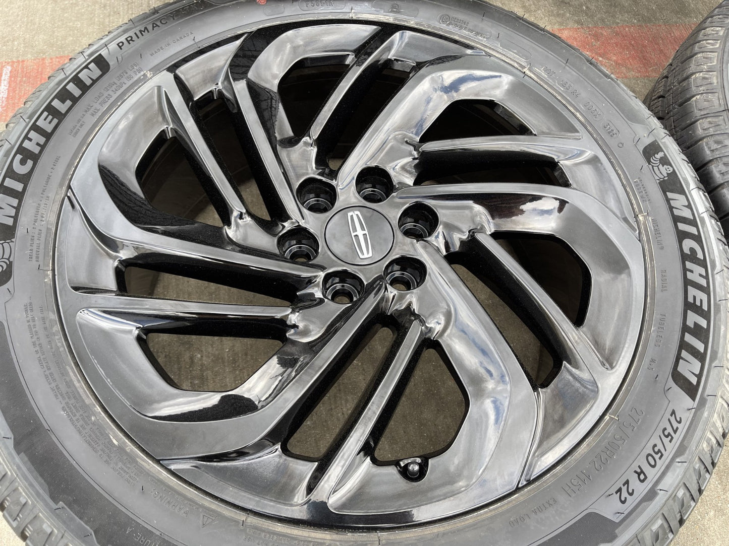 22" Lincoln Navigator OEM 94225 rims wheels BLACK LABEL 2026 2027 MICHELIN NEW