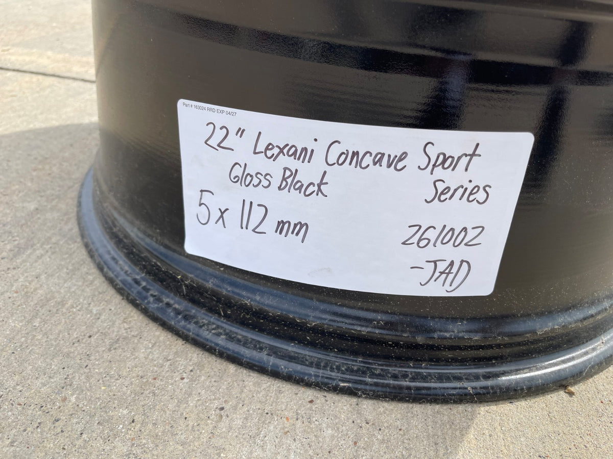 22" 22x10 Lexani CSS-15 Concave wheel rim Audi VW Mercedes wheel rim 5x112