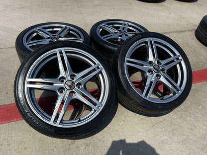 19" + 20" Chevy Corvette Z06 C8 OEM FORGED wheels rims MICHELIN SET