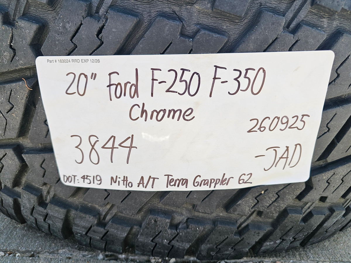 20" Ford F-250 F-350 OEM 3844 LARIAT rims wheels tires NITRO 35"
