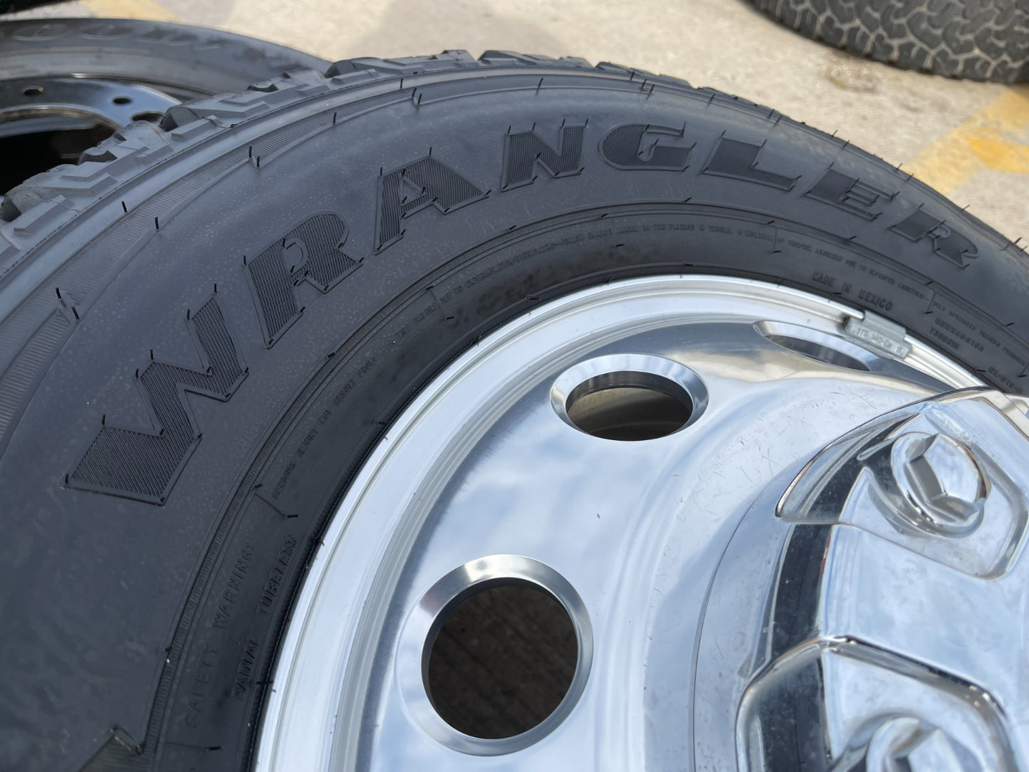 17" Dodge Ram 3500 Dually Laramie 8x200 wheels rims 2701 2702 OEM GOODYEAR