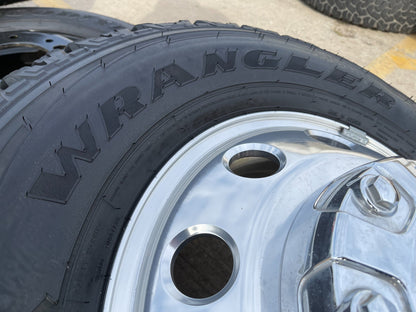 17" Dodge Ram 3500 Dually Laramie 8x200 wheels rims 2701 2702 OEM GOODYEAR