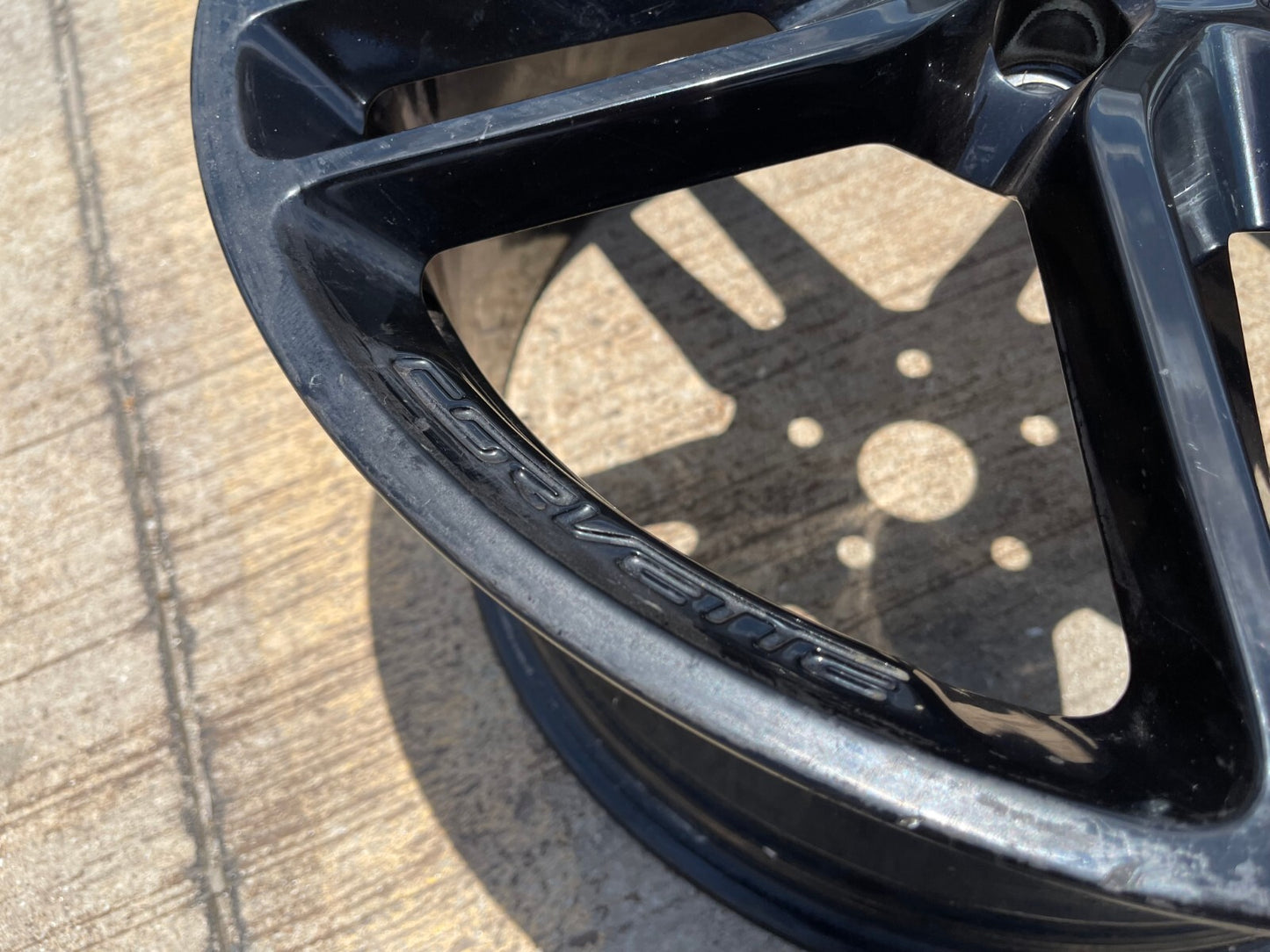 20x10 Chevy Corvette OEM wheel rim 5639 5641 black REAR 2015 2016 2017 2018 2019
