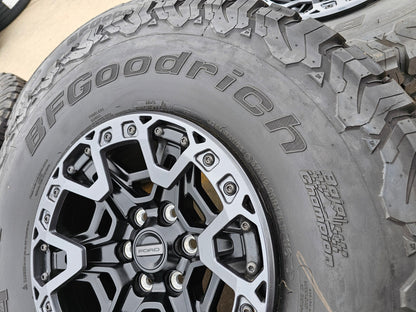 (5) 17" Ford F-150 Raptor R OEM BEADLOCK rims wheels 2024 2025 2026 2027 BFG NEW