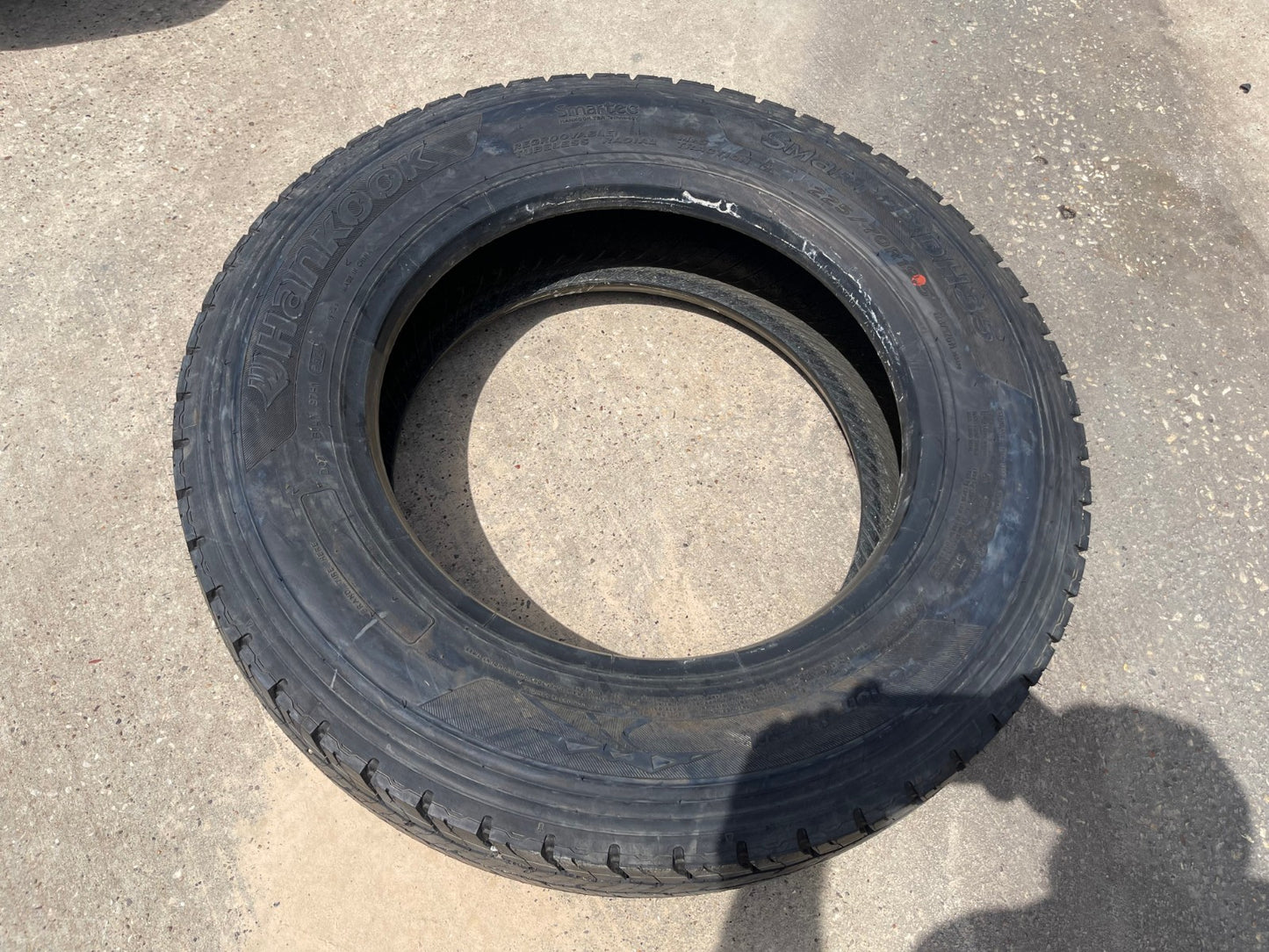 (1) 225/70/19.5 Hankook Smart Flex DH35 225/70R19.5 126N 14 Ply LR G tire
