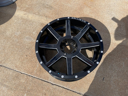 20x9 Ballistic Morax 845 Jeep Wrangler Gladiator rim wheel 5x127 5x5 5x4.5 5x114