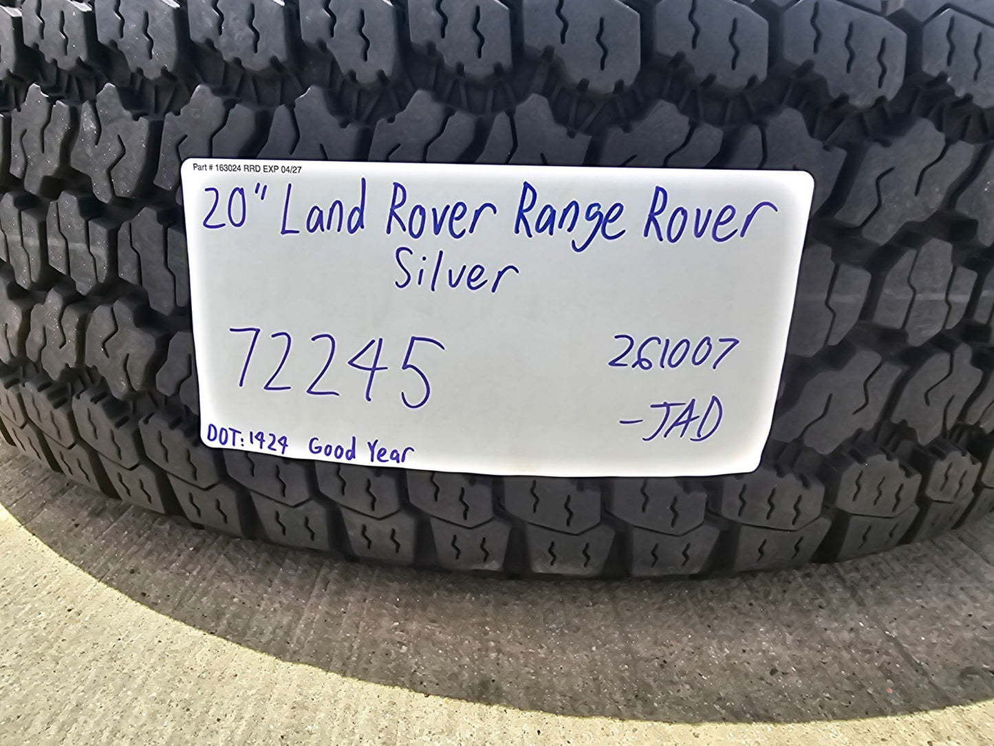 20" Range Rover OEM 72245 wheels rims Land Defender tires SET GOODYEAR A/T