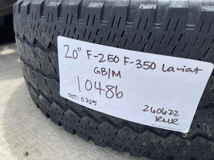 20" Ford F-250 F-350 OEM 10486 10301 Lariat Platinum SET wheels rims tires
