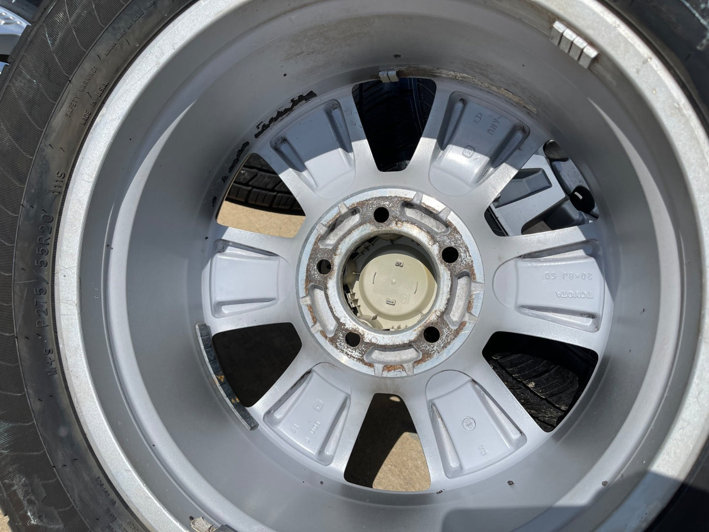 20" Toyota Tundra PLATINUM OEM 75159 SET wheels rims 5x150 tires GOODYEAR