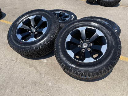 18" Dodge Ram 1500 Rebel Black OEM wheels rims 2671 tires 2024 2025 2026 NEW
