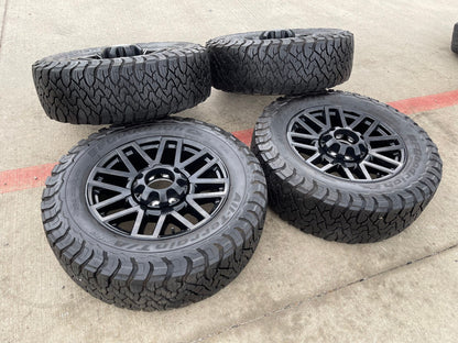 20" Ford F-250 F-350 OEM Black rims wheels 10201 TREMOR BFG KO3 A/T