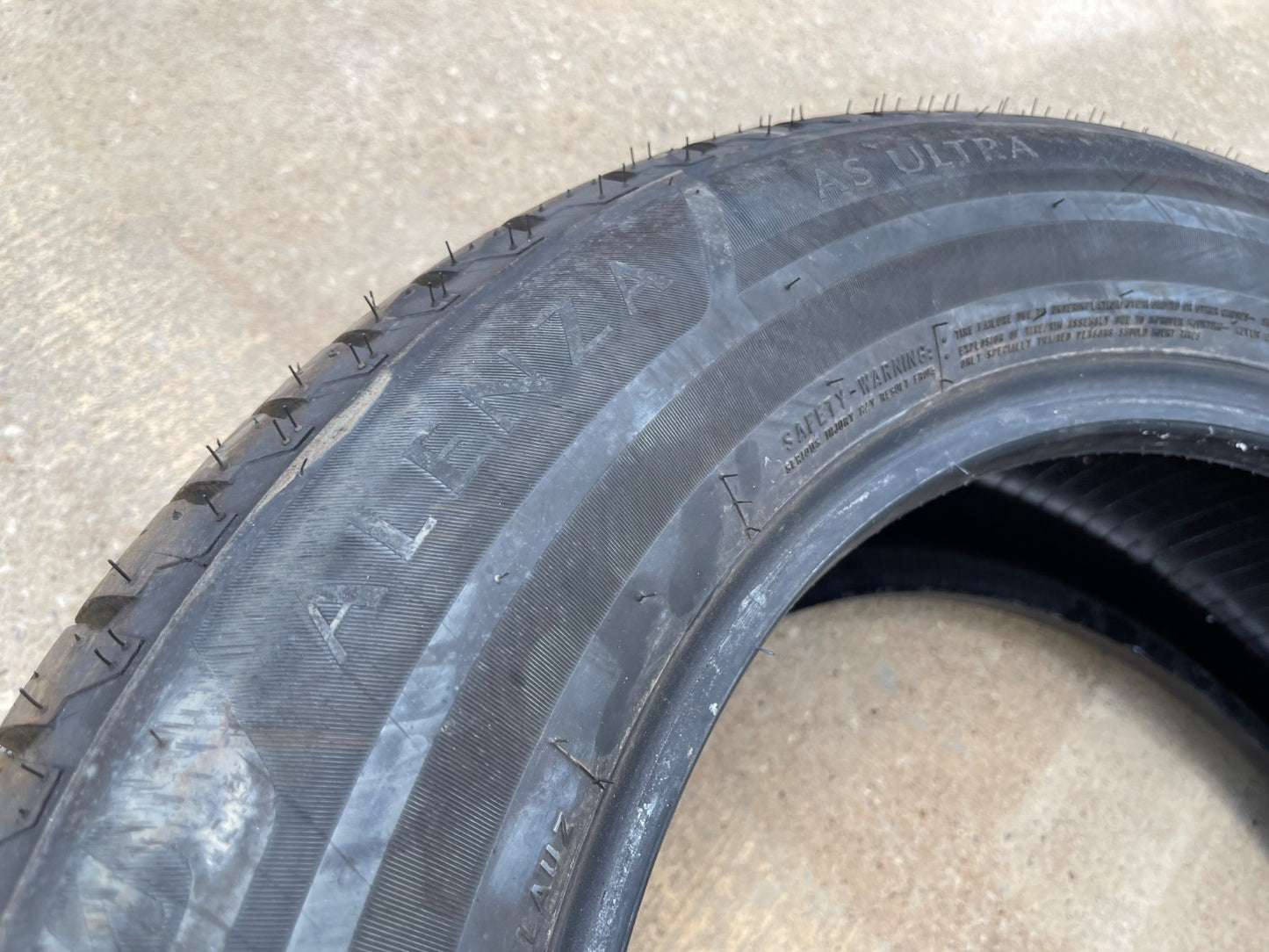 (1) 235/60/18 Bridgestone Alenza A/S Ultra tire single 107W M+S 235/60r18 NEW