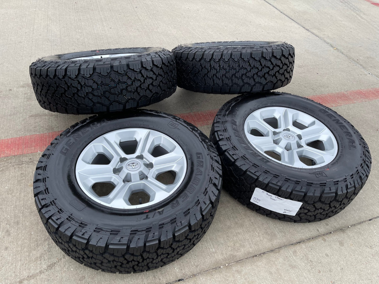 17" 4Runner Toyota Tacoma OEM wheels rims 75153 FJ GENERAL GRABBER A/TX NEW