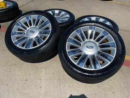 22" Cadillac Escalade PLATINUM OEM chrome wheels rims tires 4740