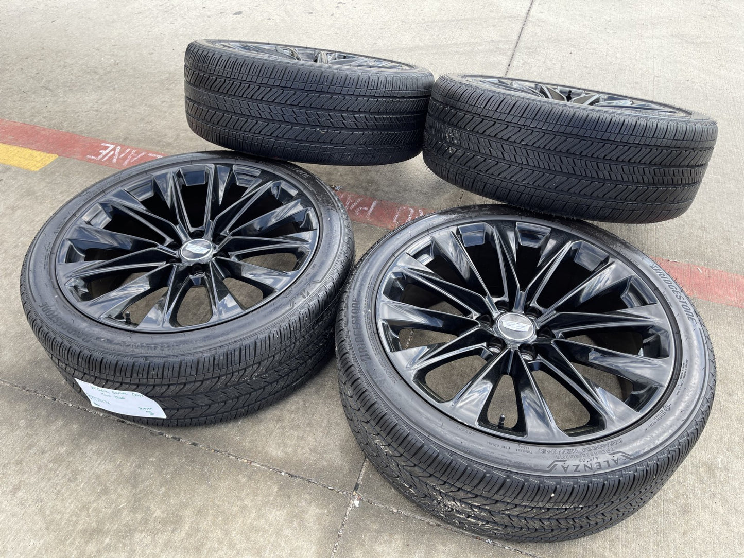 24" Cadillac Escalade V OEM ONYX wheels rims 2023 2024 2025 2026 BRIDGESTONE