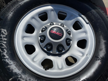 18" GMC Sierra Chevy Silverado 2500 3500 OEM 8096 wheels rims MICHELIN SET NEW