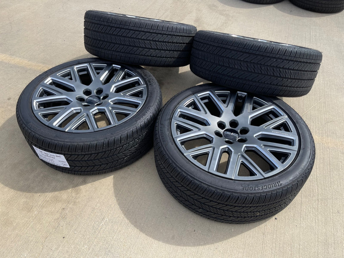 24" GMC Yukon Sierra DENALI OEM wheels rims 2023 2024 2025 2026 2027 NEW