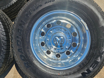 17" Dodge Ram 3500 Dually Laramie 8x200 wheels rims 2701 2702 OEM 2023 2024 NEW