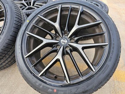 20" Nissan GT-R OEM wheels rims RAYS 62801 62200 GTR 2019 2020 2022 2023 2024