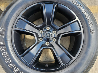 20" Dodge Ram 1500 OEM LIMITED Black 2676 2723 wheels rims FIRESTONE A/T