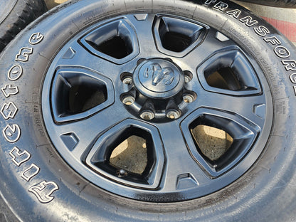20" Dodge Ram 2500 3500 OEM 2477 black wheels rims tires