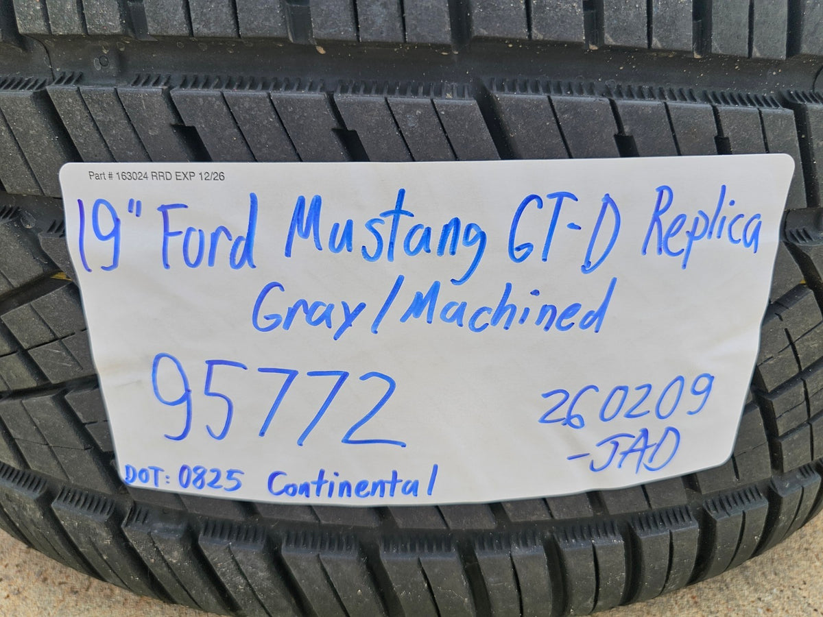 19" Ford Mustang GT500 OEM Replica wheels rims SET CONTINENTAL