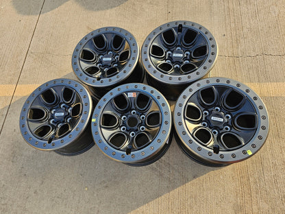 (5) 17" Ford F-150 Raptor OEM BEADLOCK rims wheels 10459 95210 NEW