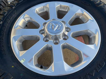 20" Dodge Ram 2500 3500 LARAMIE OEM 2700 wheels rims 2025 2026 NEW 35" NITTO