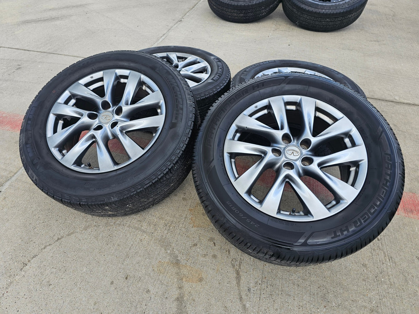 18" Infiniti QX60 FX35 FX45 JX35 Nissan OEM SET wheels rims 73760 71564