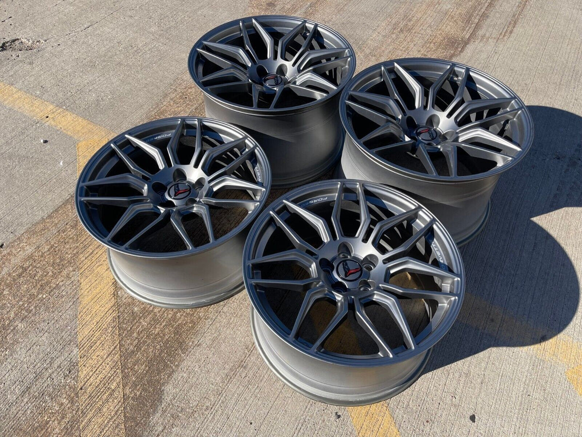 20" + 21" Chevy Corvette Z06 C8 OEM wheels rims 95580 95581 SET NEW