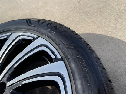 22" Lincoln Navigator OEM 10666 rims wheels BLACK LABEL BRIDGESTONE SET