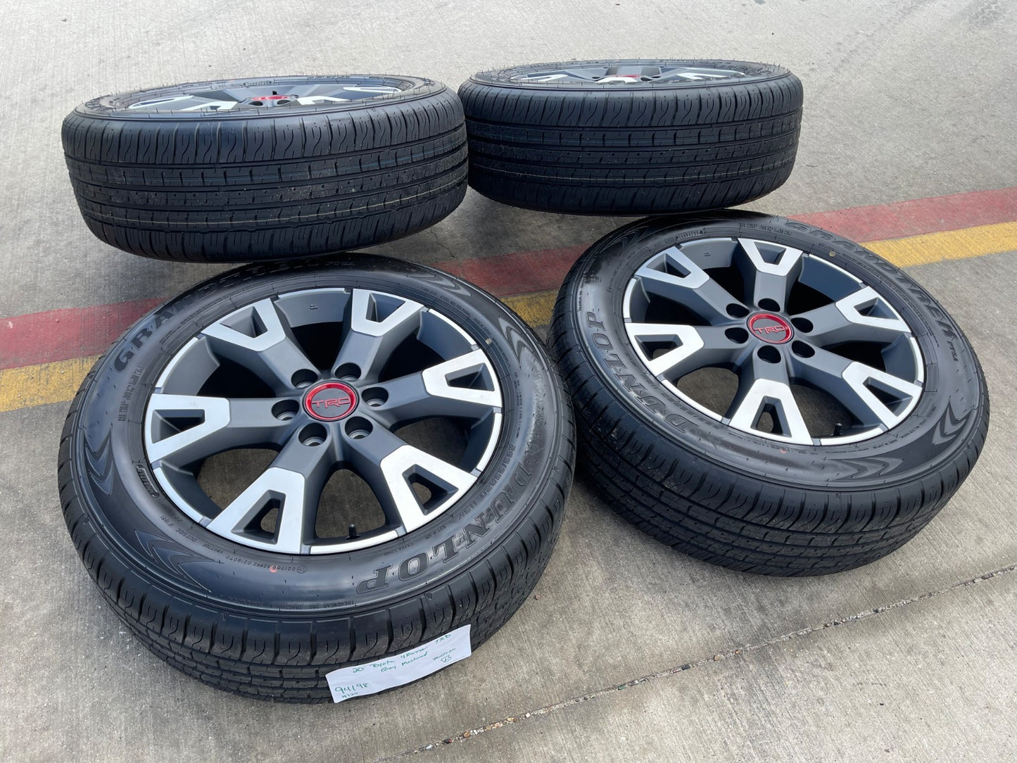 20" Toyota 4Runner TRD OEM 94198 wheels rims Tundra Sequoia 2025 2026 DUNLOP NEW