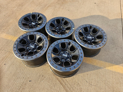 (5) 17" Ford F-150 Raptor OEM BEADLOCK rims wheels 10459 95210 NEW