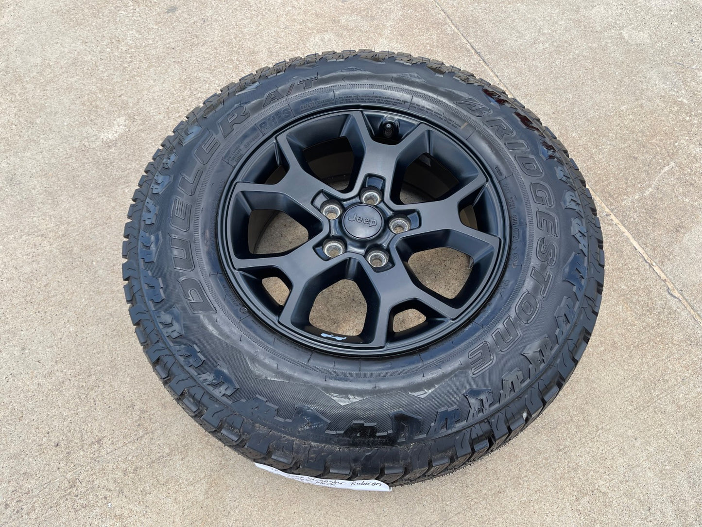17" Jeep Wrangler Gladiator Rubicon OEM 9218 SPARE wheel rim 2020 2021 2022 2023