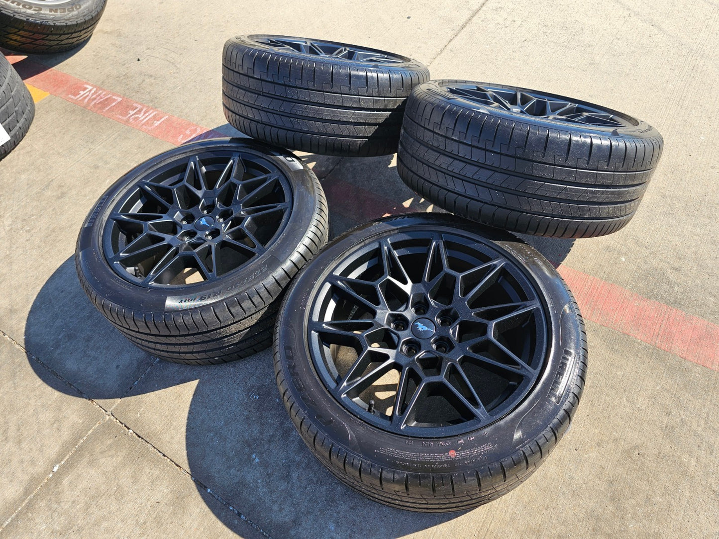 19" Ford Mustang GT Track Pack OEM 10600 10603 wheels rims 2025 2026 NEW