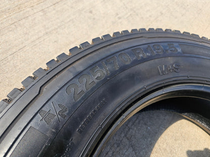 (1) 225/70/19.5 Continental Conti Hybrid HD3 tire 225/70r19.5 LT 14 PLY