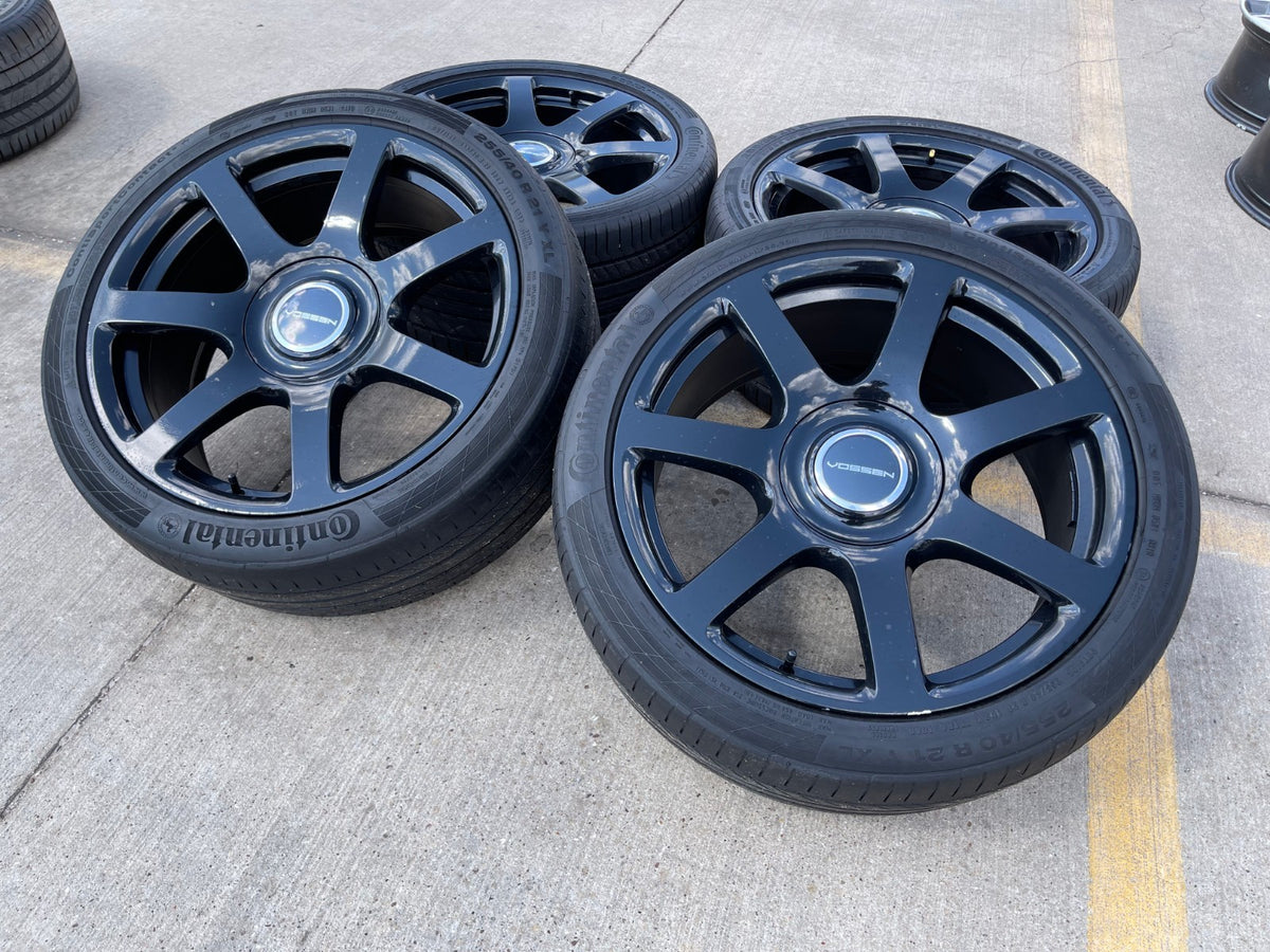 21" Vossen Rolls Royce Wraith Ghost Dawn wheels rims tires 5x120