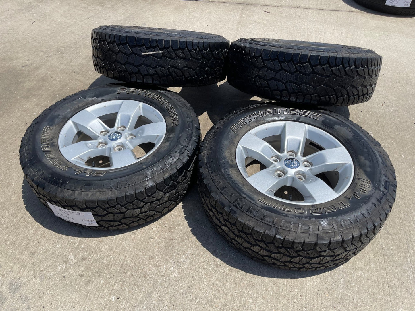 17" Dodge Ram 1500 OEM 2448 wheels rims 5x139 5x5.5 SET tires DISCOUNTED