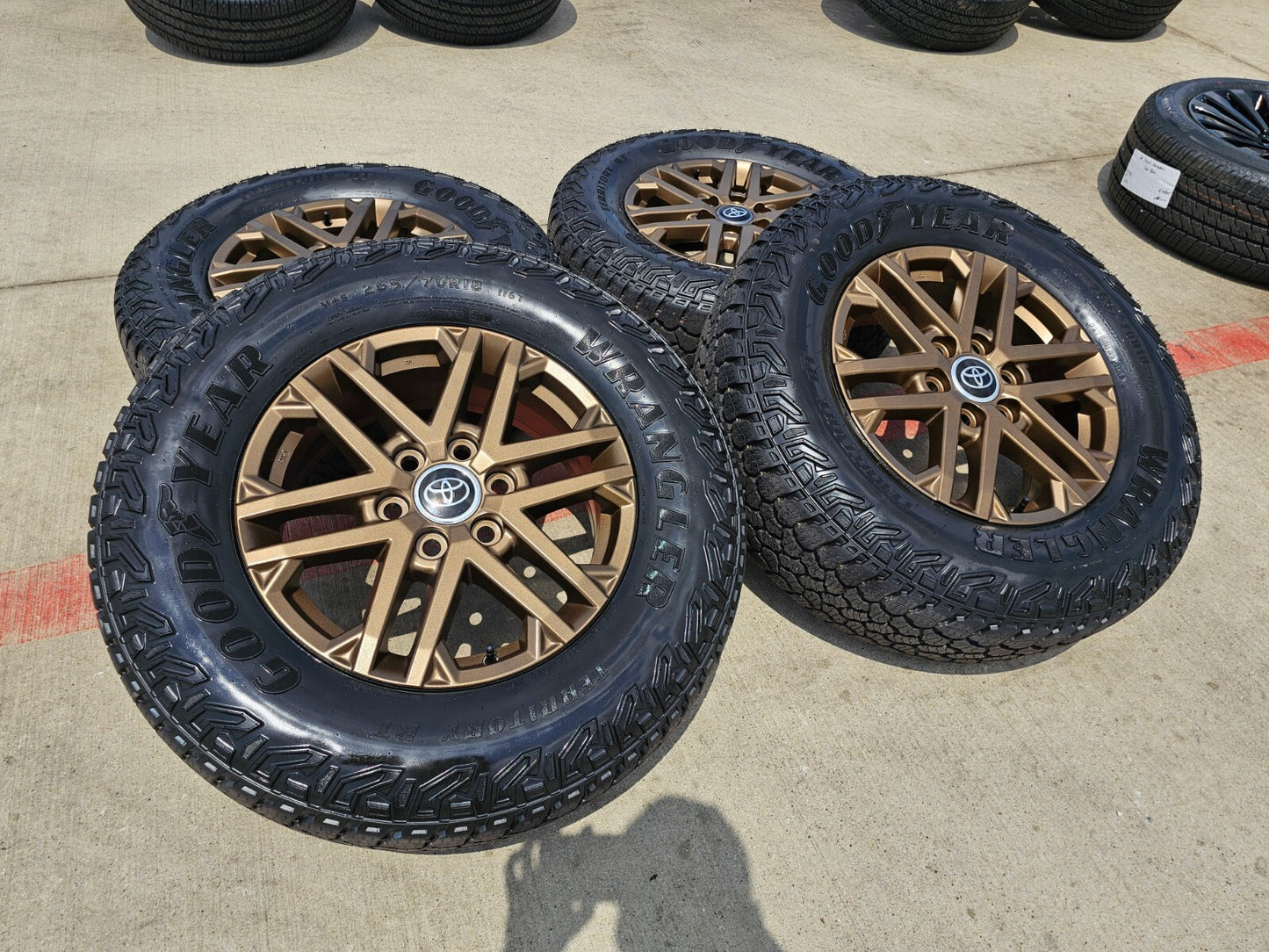 18" Toyota Tundra TRD OEM wheels rims 75281 Sequoia LX600 2024 2025 2026 NEW