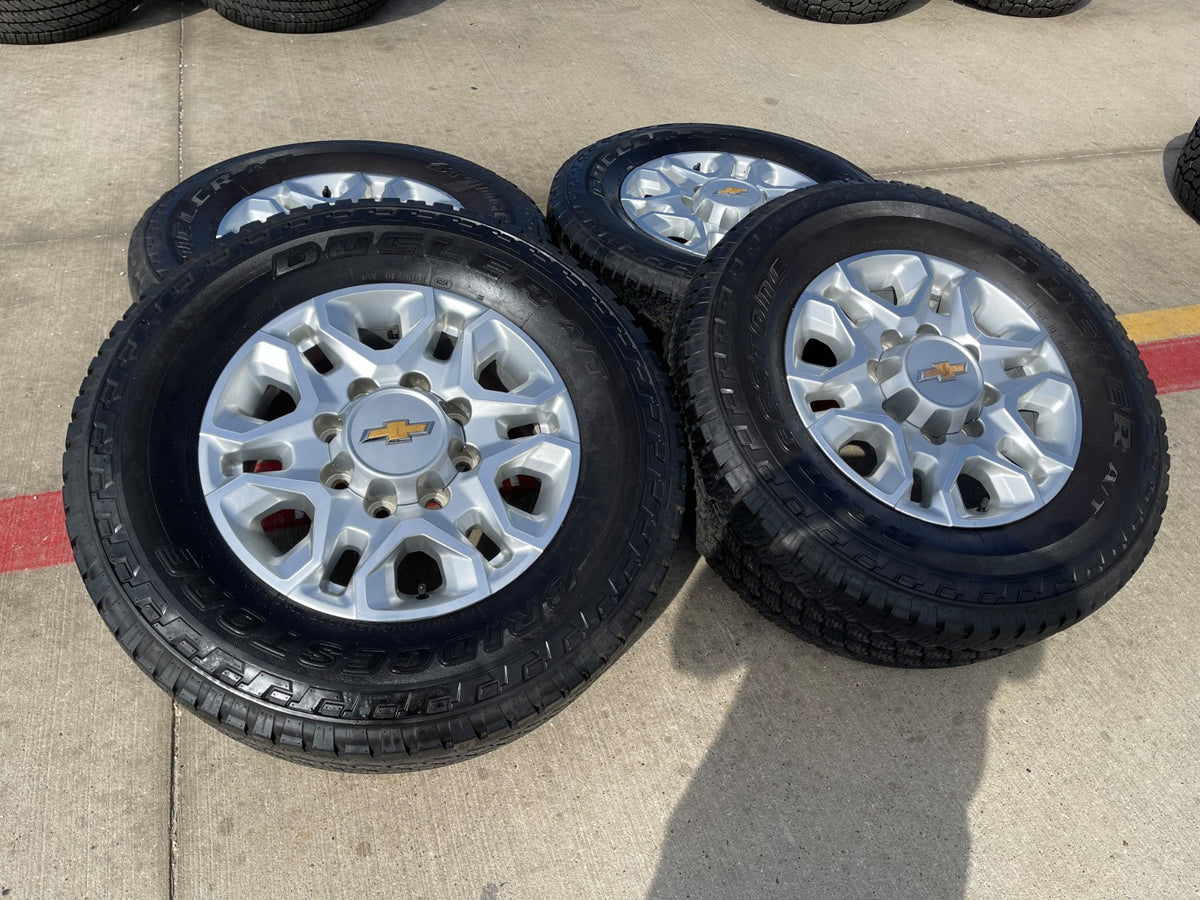 18" Chevy Silverado 2500 3500 OEM 5959 wheels rims BRIDGESTONE SET